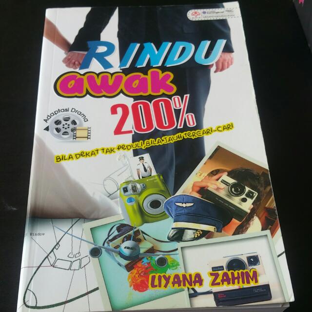 Reserved Novel Rindu Awak 200 Books Stationery On Carousell