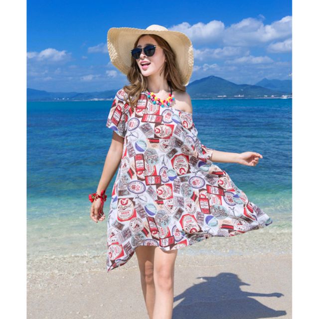 Persian Goddess Beach Resort Holiday Stylish Short Dress