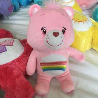 carebears 彩虹熊 10寸 不是正版