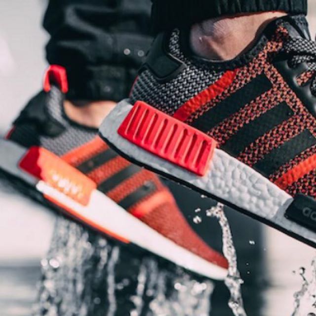 Adidas nmd r1 lush red core black clearance