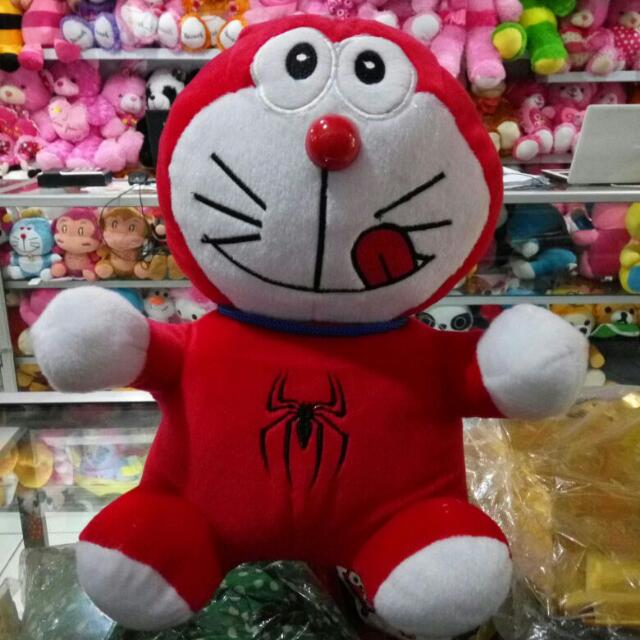 Boneka Doraemon Spiderman On Carousell