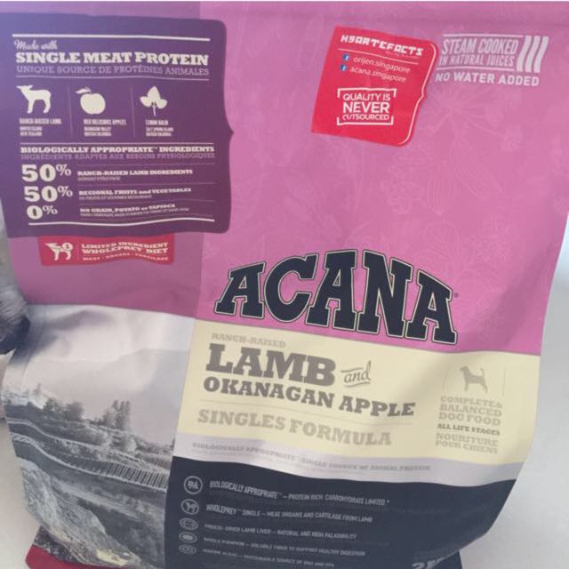 acana lamb and okanagan apple