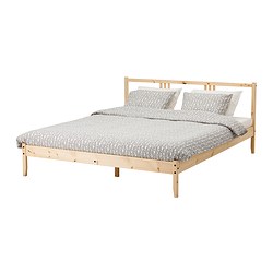 Ikea Fjellse Queen Bedframe Sultan Fonnes Mattress Tarva Topper Furniture On Carousell