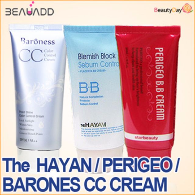 Korea Best Seller Cosmetics Baroness Pearl Shining CC Cream Colour ...