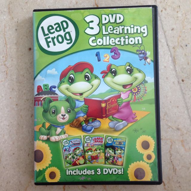 Leapfrog 3 DVD Learning Collection, Hobbies & Toys, Toys & Games on ...