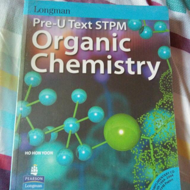 Organic Chemistry PreU Text STPM Longman, Hobbies & Toys, Books