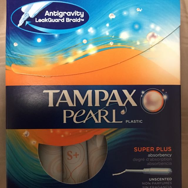 Tampax Pearl Super Plus Absorbency Women S Fashion On Carousell
