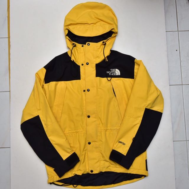 the north face mountain jacket yellow