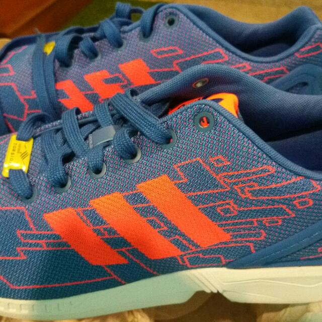 Zx flux weave blue orange on sale