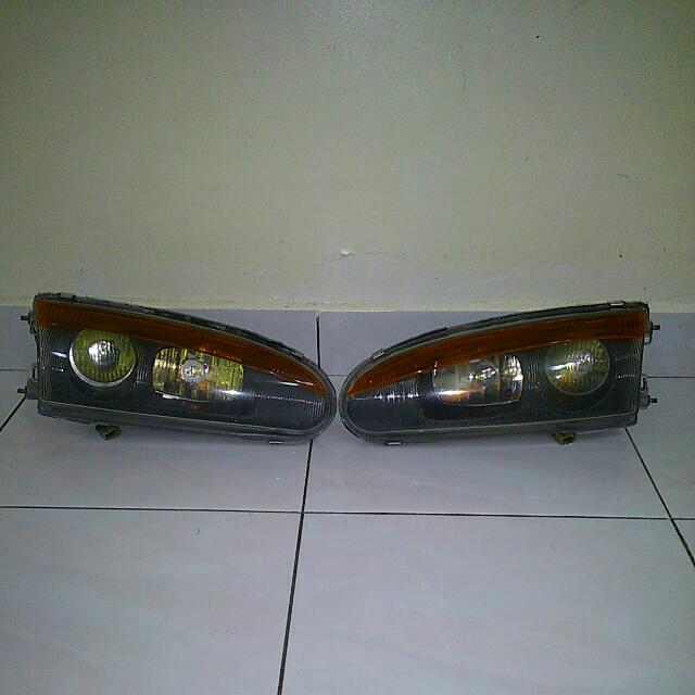 Denji Headlamps For Proton Mitsubishi Auto Accessories On Carousell