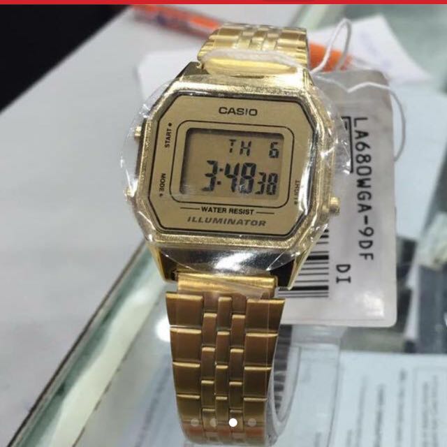 Casio la680 deals gold