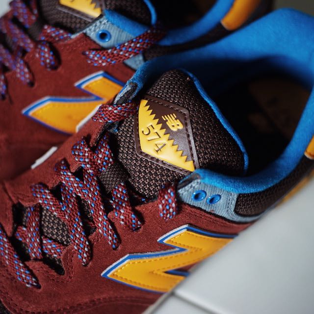 New balance 574 sales redwood