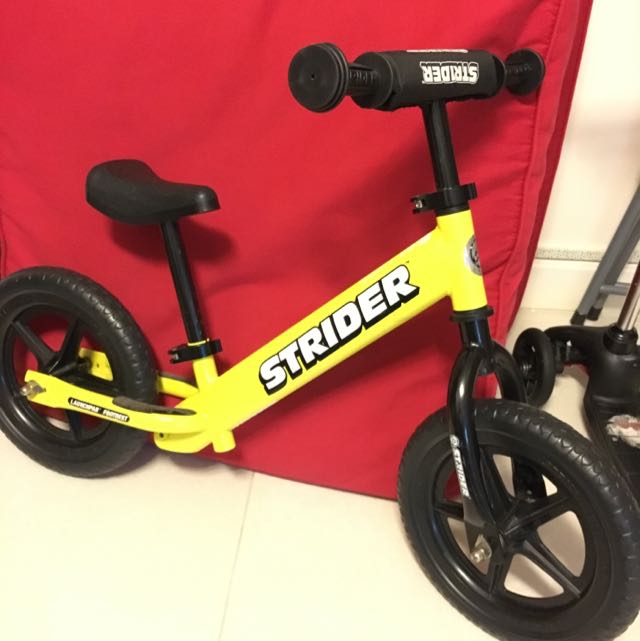 strider bike red