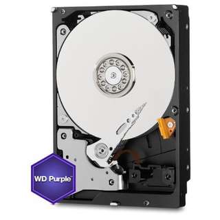 Western Digital WD Purple 4TB Surveillance Hard Disk Drive - 5400 RPM Class SATA 6 Gb/s 64MB Cache 3.5 Inch - WD40PURX