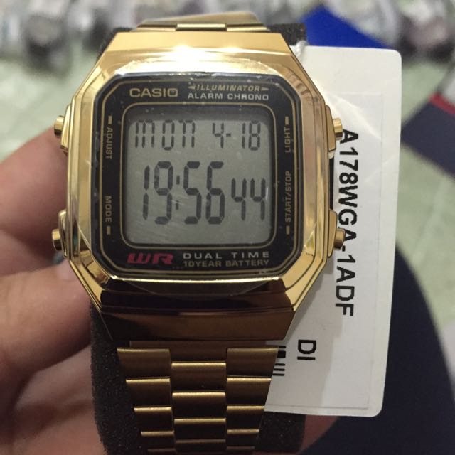 Casio a178 gold 2025