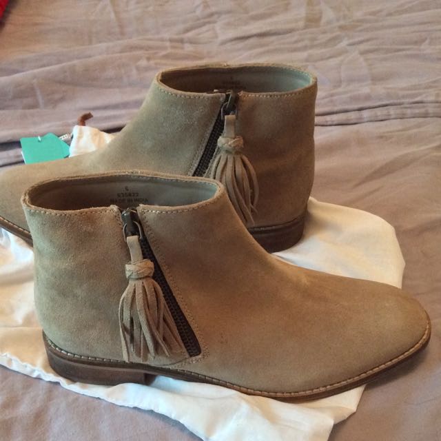 beige ankle boots uk
