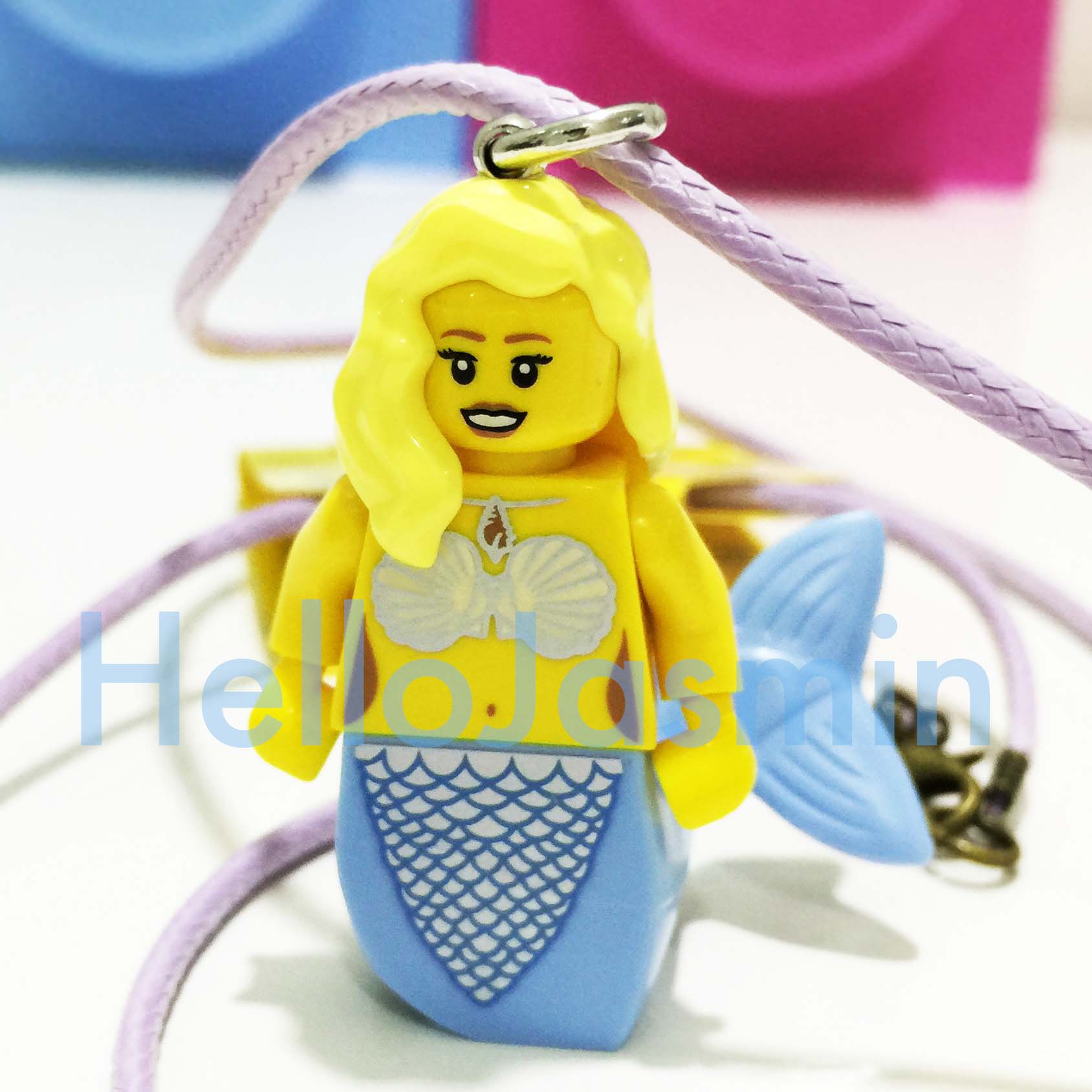 Lego discount mermaid keychain
