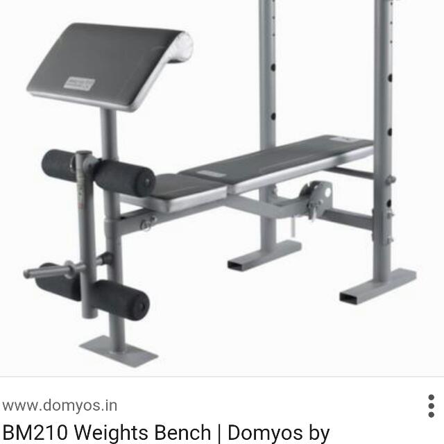 Domyos BM 210 Weight Bench, Sports on 