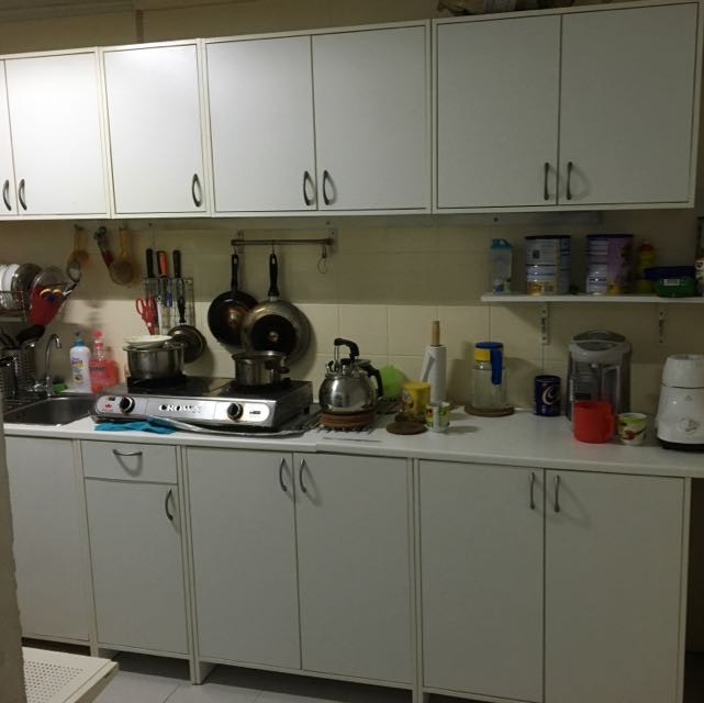 Ikea White Kitchen Cabinets For Sale Furniture On Carousell
