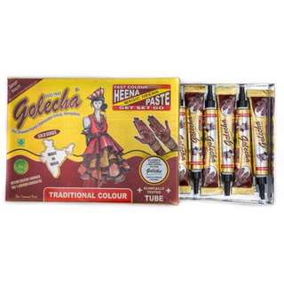 [SOLD OUT] Golecha Maroon Henna Tubes (Box of 10)