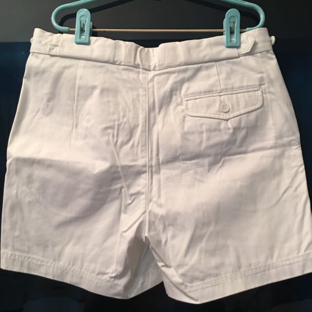 Fred perry store white shorts