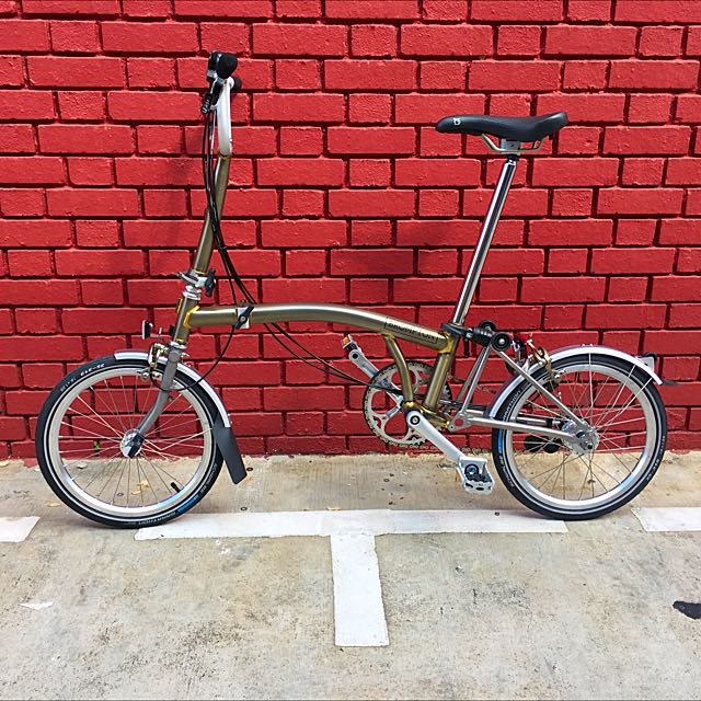 raw lacquer titanium brompton