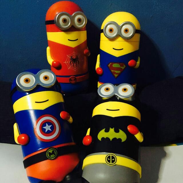 Minions Flask Bottle, Hobbies & Toys, Toys & Games on Carousell
