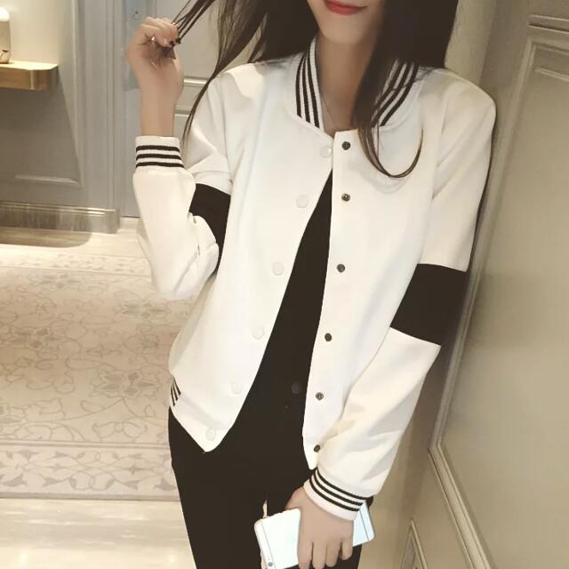 Pending) White Jersey Jacket, Women's 