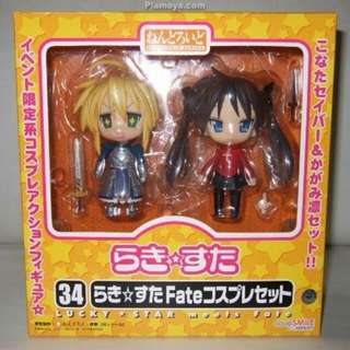Lucky Star Konata x Kagaku Nendoroid Fate Stay Night version. RARE