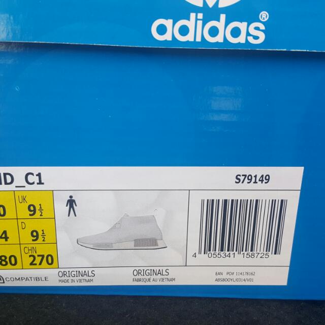 Adidas NMD C1 Chukka Vintage White 10 Men s Fashion on Carousell