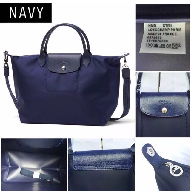 longchamp neo small navy