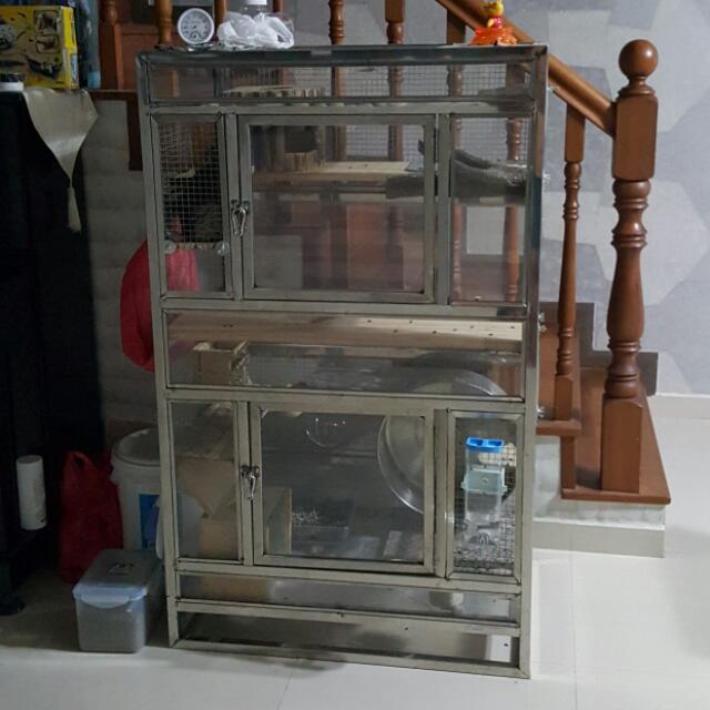 Chinchilla Stainless Steel Mansion Cage Pet Supplies Homes