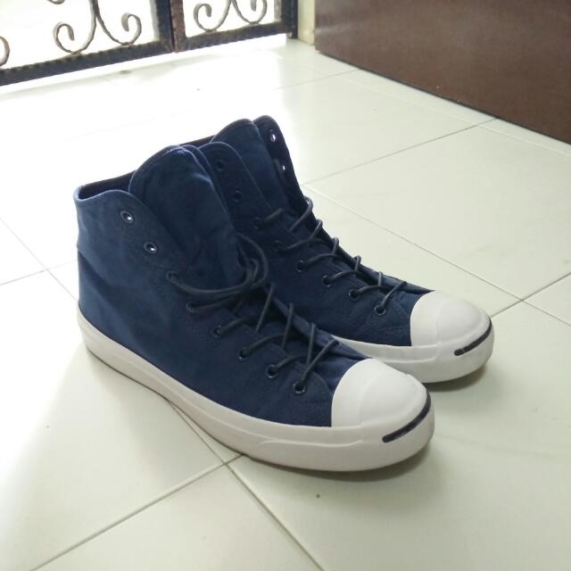 Converse Jack Purcell High Navy Blue 