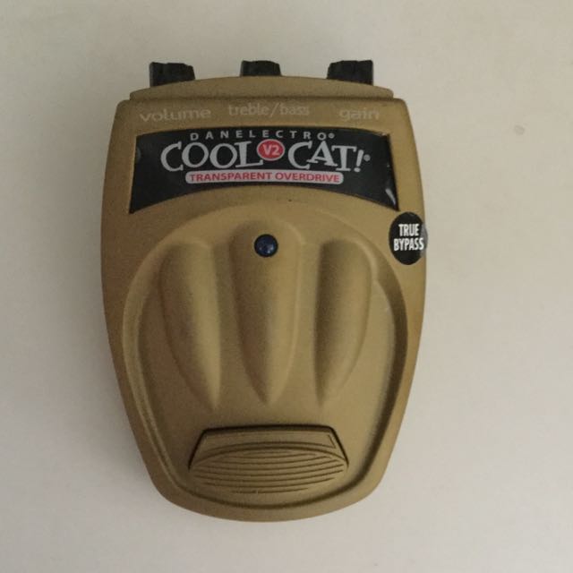 Danelectro Cool Cat V2 Transparent Overdrive Music Media On