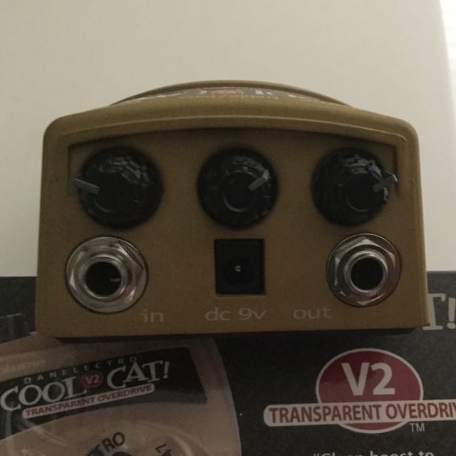 Danelectro Cool Cat V2 Transparent Overdrive Music Media On