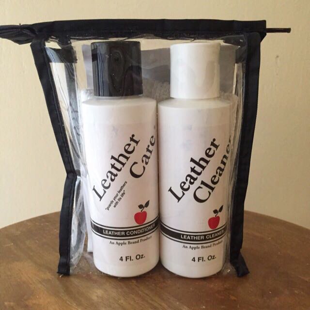  Apple Brand Leather Cleaner & Conditioner Kit - for
