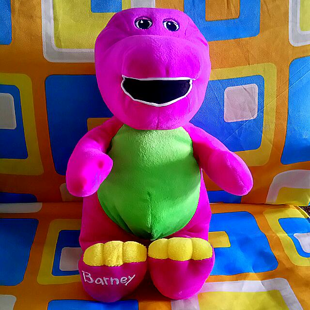 stuffed barney plush toy