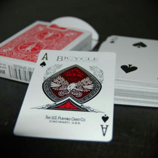 Bicycle Master Edition RARE UV500 RED US Playing Cards Magic Ellusionist Poker 