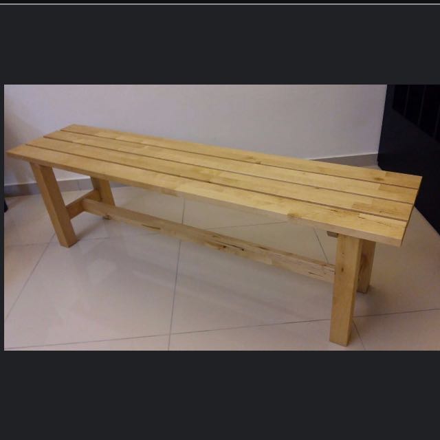 IKEA NORDEN Bench, Furniture & Home Living, Outdoor Furniture on Carousell