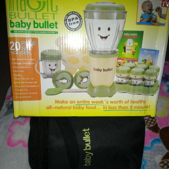 Food Blender MAGIC BULLET Baby Bullet, Babies & Kids, Nursing & Feeding, Weaning & Toddler