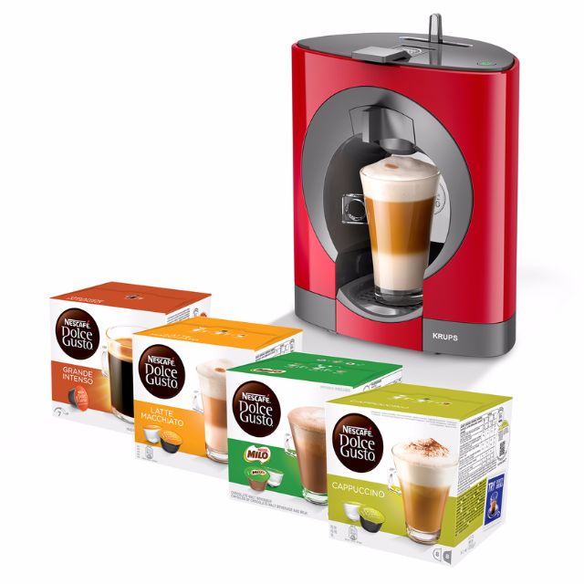Nescafe Dolce Gusto Oblo Coffee Machine 4 Boxes Of Capsules Home Appliances On Carousell