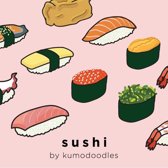 Sushi Pack (15 Pieces) + Free Wasabi!!, Hobbies & Toys, Stationery