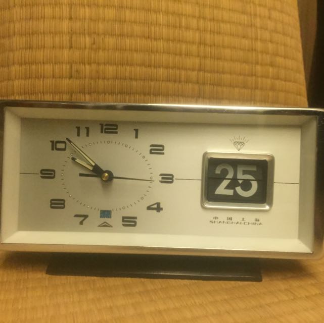 Details about   Vintage China Shanghai alarm clock mechanical wind up clock 