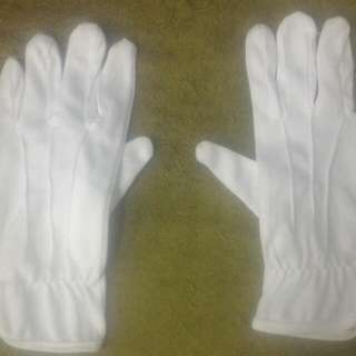 Ceremonial White Grip Gloves