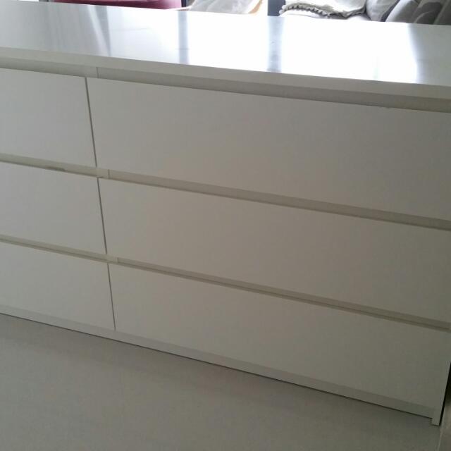 Sideboard IKEA WHITE, Furniture & Home Living, Furniture, Shelves