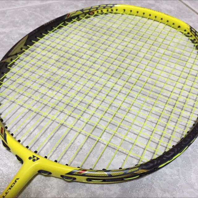 NEW YONEX VOLTRIC LD Z FORCE II BADMINTON RACKET 3UG5  MADE IN JAPAN YELLOW 