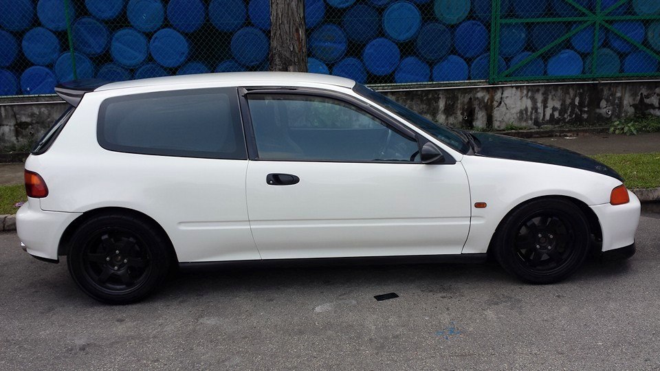 Honda Civic Eg Eg6 Jdm Hatch 3d Spoon Carbon Fiber Rear Roof