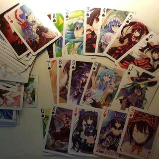 Date A Live Poker Cards