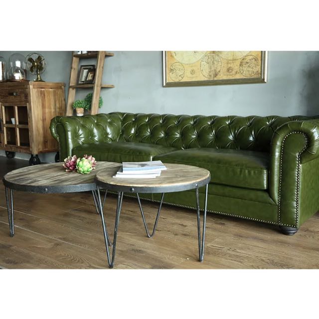 Chesterfield Leather Sofa Singapore Furniture On Carou