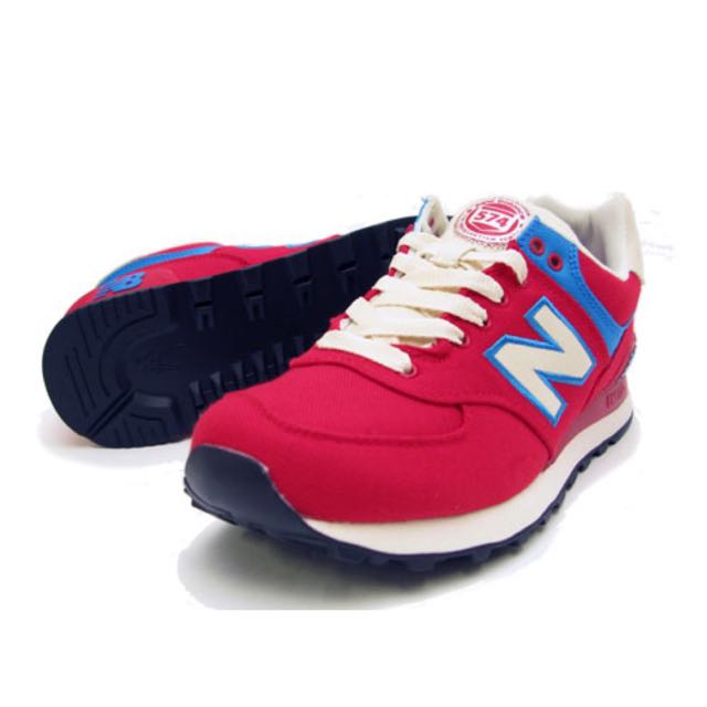 new balance 574 rugby red
